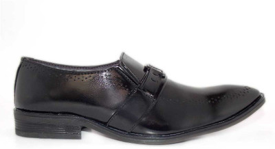 D'zigners Boys Slip on Loafers(Black