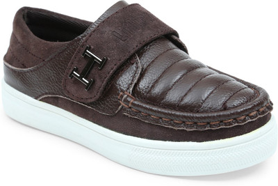 

Lilliput Boys Velcro Sneakers(Brown, Dark brown