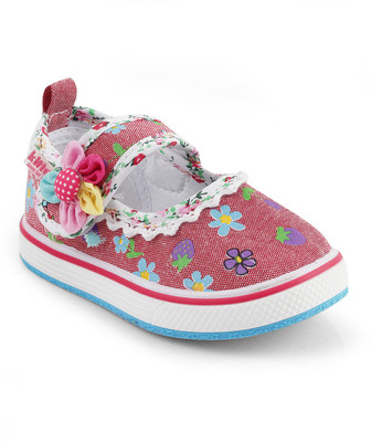 

KITTENS Girls Velcro Clogs(Red, Fuschia