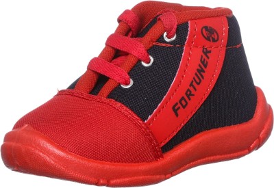 

GRAS Boys & Girls Lace Casual Boots(Red