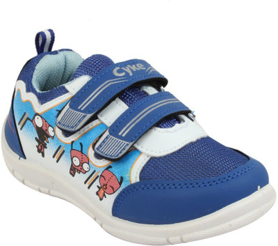 

Cyke Boys & Girls Strap Casual Boots(Black, White/blue