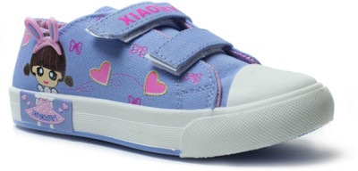 

Phedarus Girls Velcro Sneakers(Blue