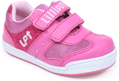 

Lilliput Girls Velcro Sneakers(Multicolor, Dark pink