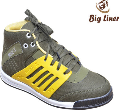 

Big Liner Boys Lace Sneakers(Dark Green
