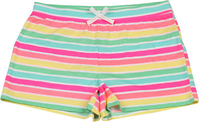 

The Children's Place Short For Girls Casual Striped Cotton(Multicolor, 1112