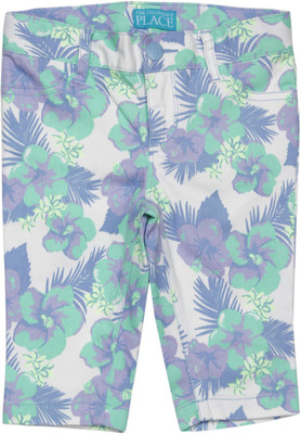 

The Children's Place Short For Girls Casual Printed Cotton(White, Pack of 1, 1189