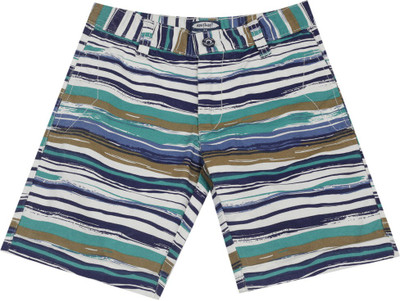 

NautiNati Short For Boys Solid Cotton(Multicolor, White