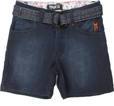 

Magneto Short For Boys Casual Solid Denim(Blue, Pack of 1, Indigo
