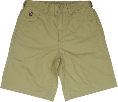 

US Polo Kids Short For Boys Casual Solid Cotton, Khaki