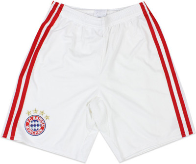 

ADIDAS Short For Boys Sports Solid Polyester(White, White/fcbtru