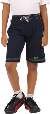 

Parrot Crow Short For Boys Casual Solid Cotton(Dark Blue, Pack of 1, Navy