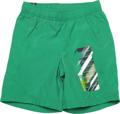 

Puma Short For Boys Solid Polyster(Green, Jelly bean