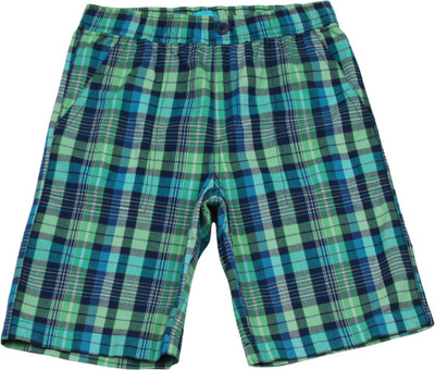 

The Children's Place Short For Boys Casual Checkered Cotton(Green, 1112
