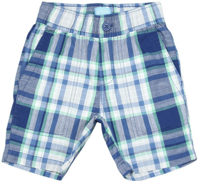 The Children's Place Short For Boys Casual Checkered Cotton(Blue, 071