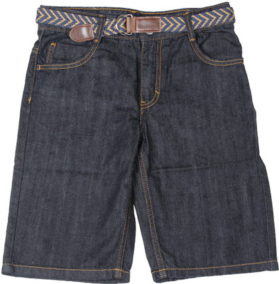 

United Colors of Benetton Short For Boys Solid Cotton(Blue, 901