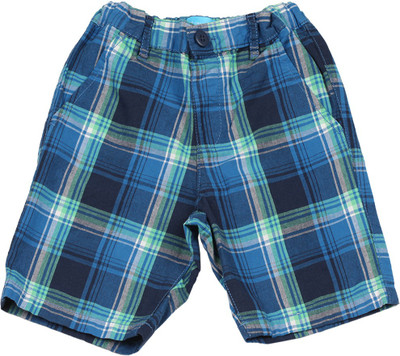 The Children's Place Short For Boys Casual Checkered Cotton(Blue, 1049