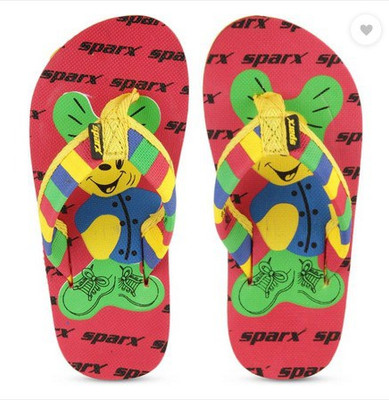

Sparx Boys & Girls Slipper Flip Flop, Red yellow