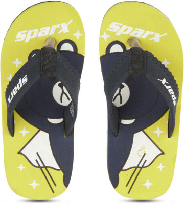 

Sparx Boys & Girls Slipper Flip Flop, Blue yellow