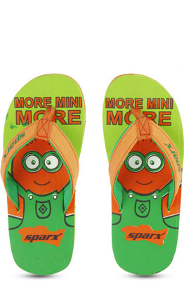 

Sparx Boys & Girls Slipper Flip Flop, Orange p.green