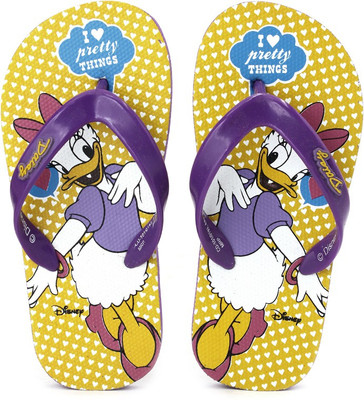

Disney Girls Slipper Flip Flop(Purple, Beige