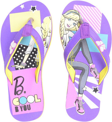 

Barbie Girls Slipper Flip Flop(Purple, Purple/yellow