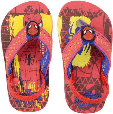 Spiderman Boys Slipper Flip Flop(Red