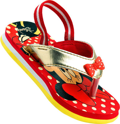 

Disney Boys & Girls Slipper Flip Flop(Red