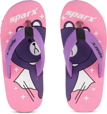 

Sparx Boys & Girls Slipper Flip Flop, Purple pink