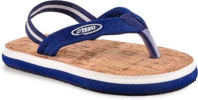 

Beanz Boys Slipper Flip Flop(White, Navy/ white