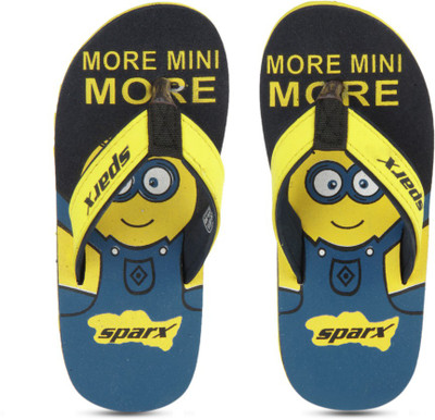 

Sparx Boys & Girls Slipper Flip Flop, Blue yellow