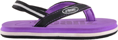 

Beanz Boys Slipper Flip Flop(Purple, Purple/black