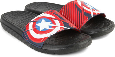 

ADIDAS Boys & Girls Slipper Flip Flop, Cblack/vivred/ftwwht