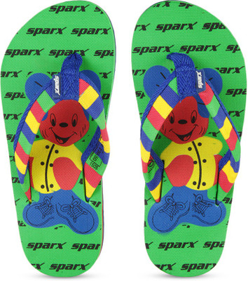 

Sparx Boys & Girls Slipper Flip Flop, Green yellow