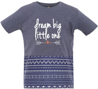 

Insta Fab Boys Solid Cotton T Shirt(Blue, Pack of 1