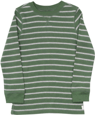 

Carter's Boys Striped Cotton T Shirt(Green, Pack of 1, Stripe (984)