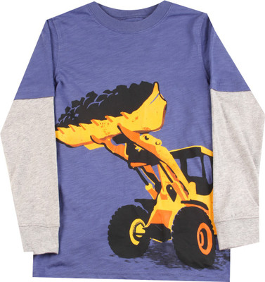 

Carter's Boys Printed Cotton T Shirt(Blue, Pack of 1, Blue (420)