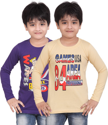 62% OFF on Dongli Boys Printed T Shirt(Multicolor, Pack of 2) 62% OFF on Dongli Boys Printed T Shirt(Multicolor, Pack of 2)