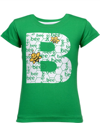 

NO.99 Boys Printed Cotton T Shirt(Green, Pack of 1