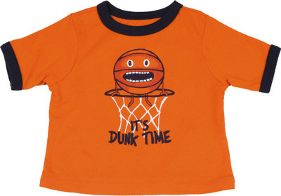 

The Children's Place Boys Printed Cotton T Shirt(Orange, Pack of 1, Qp