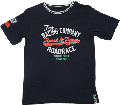 

Mothercare Boys Embroidered Cotton T Shirt(Dark Blue, Pack of 1, Navy
