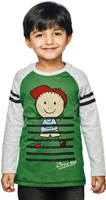 

Ventra Boys Graphic Print Cotton T Shirt(Multicolor, Pack of 1