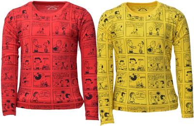 

Crux & Hunter Boys Printed Cotton T Shirt(Multicolor, Pack of 2