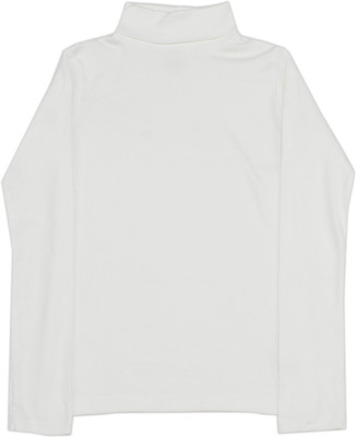 

Carter's Girls Solid Cotton T Shirt(White, Pack of 1, White (100)