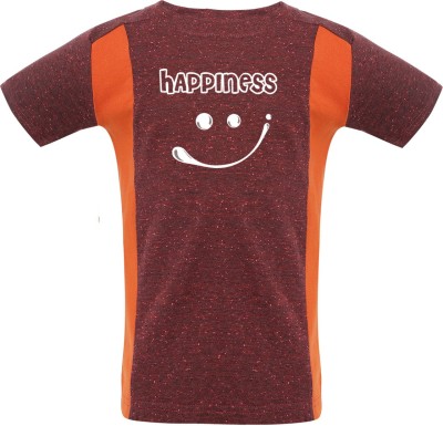 

Insta Fab Boys Solid Cotton T Shirt(Maroon, Pack of 1