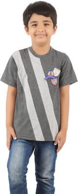 

Last Bench Boys Printed Cotton T Shirt(Grey, Pack of 1, Charcoal;grey melange