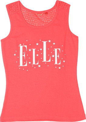 

Elle Kids Girls T Shirt, Me. red