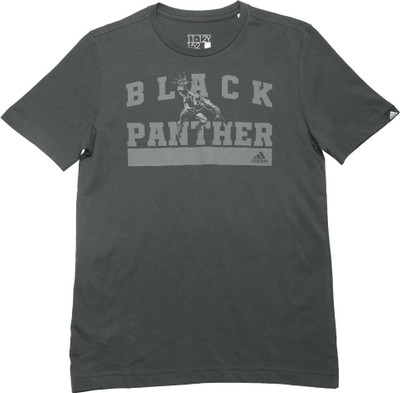 

ADIDAS Boys Printed T Shirt(Black, Pack of 1, Utiblk
