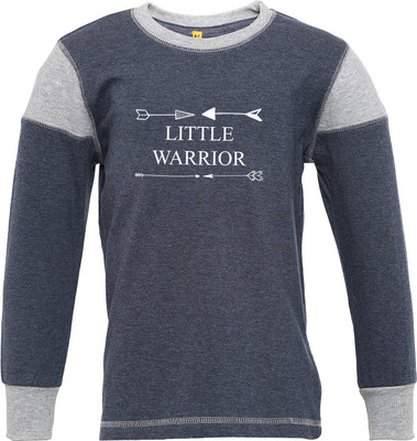 

Insta Fab Boys Solid Cotton T Shirt(Light Blue, Pack of 1