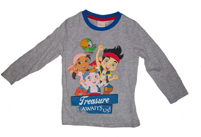 

Disney Boys & Girls Printed, Graphic Print Cotton Viscose Blend T Shirt(Grey, Pack of 1