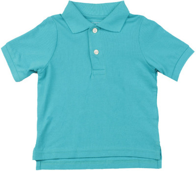 

The Children's Place Boys Solid Cotton T Shirt(Light Blue, Pack of 1, 1015